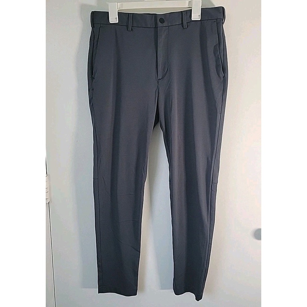 Banana Republic Performance Pant, Slim Fit, Zip Pockets, Men's 34x32, Gray Golf